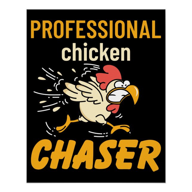 Póster Chicken profissional (Frente)