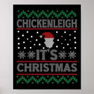 Poster Chickenleigh É Natal Engraçado Mãe