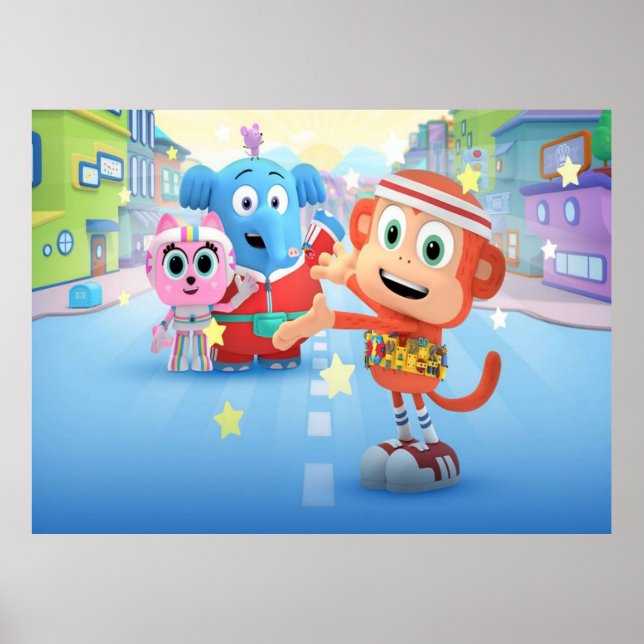 Poster Chico amigas bon (Frente)