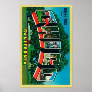 Póster Chico, Califórnia - grandes cenas da letra
