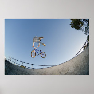 Poster Chicote da cauda do conluio da bicicleta de BMX