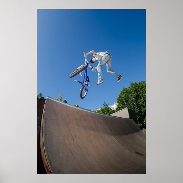 Poster chicote de cauda do duto de bicicleta BMX (Frente)