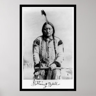 Póster Chief Sitting Bull 1889