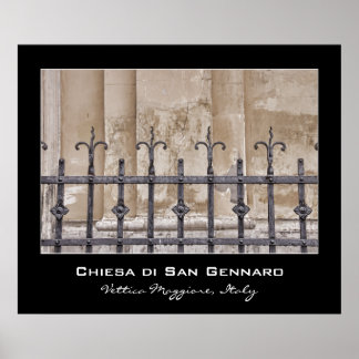 Poster Chiesa di San Gennaro, Praiano, Costa Amalfi