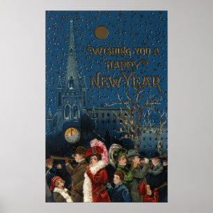 Poster Chifres de sopro da multidão