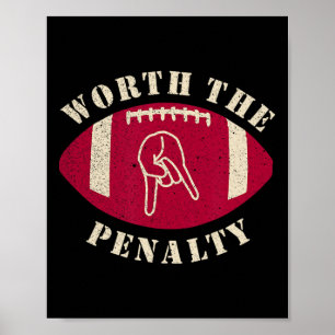Poster Chifres Para Baixo Valem a Penalidade Oklahoma Tex
