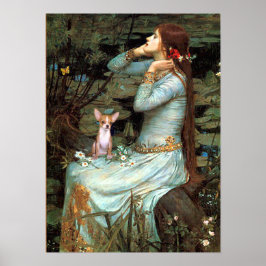 Póster Chihuahua 1 - Ophelia Seated