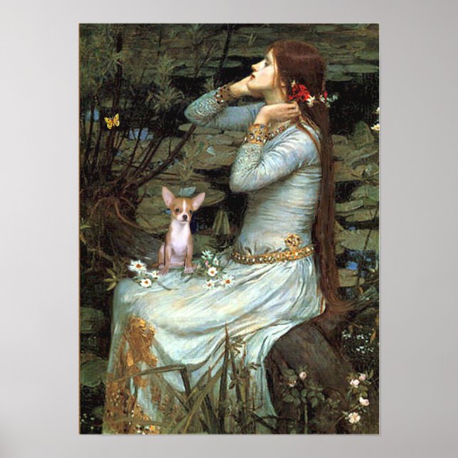 Póster Chihuahua 1 - Ophelia Seated (Frente)