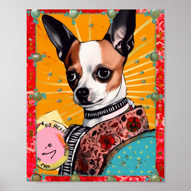 Poster Chihuahua Dog Collage (Frente)