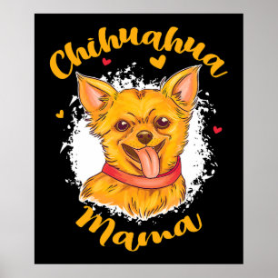 Poster Chihuahua Mama Cachorro Pequeno Por Cachorro Cute