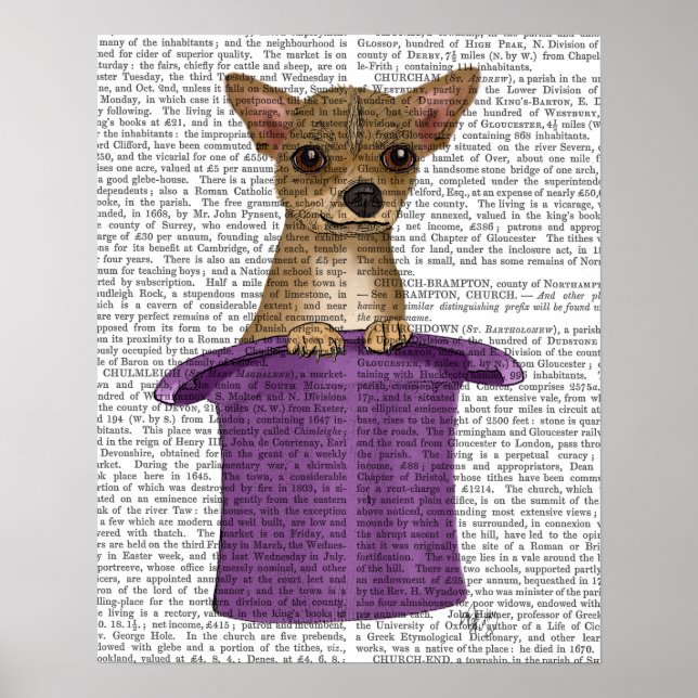 Poster Chihuahua no Top Hat (Frente)