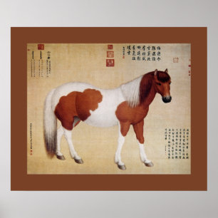 Póster Chihuay ~赤 花~Dez Steeds ~Giuseppe Castiglione ~