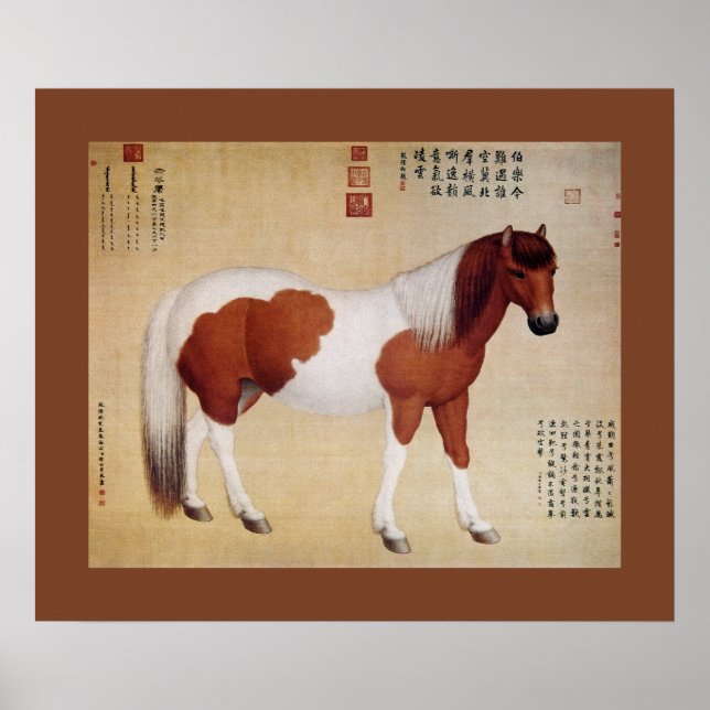 Póster Chihuay ~赤 花~Dez Steeds ~Giuseppe Castiglione ~ (Frente)