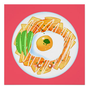 Póster Chilaquiles Rojos