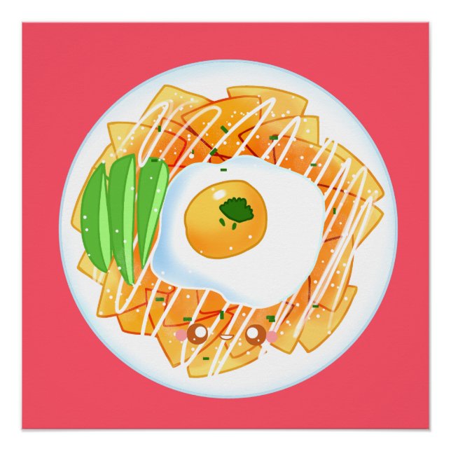 Póster Chilaquiles Rojos (Frente)