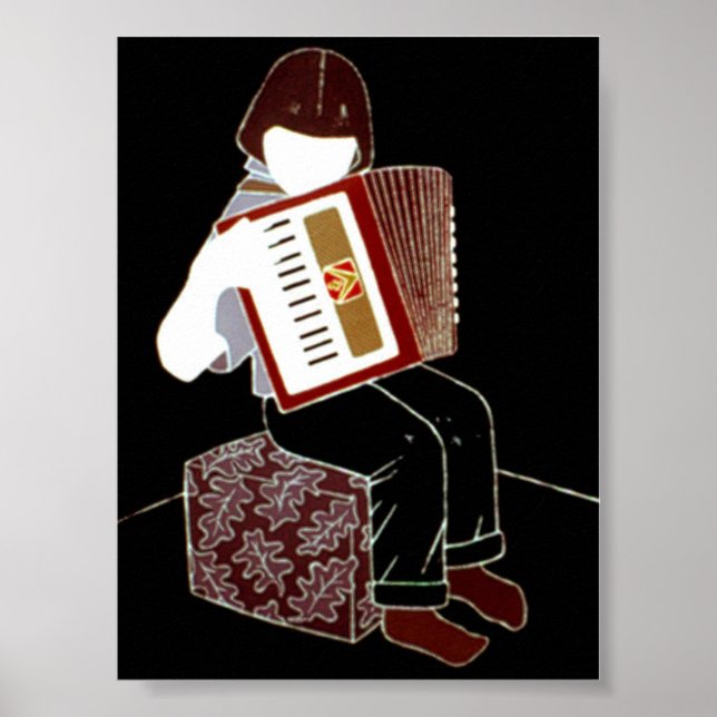 Poster Child with Accordion (Frente)