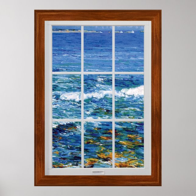 Póster Childe Hassam - Ilha do Pato a partir de Appledore (Frente)