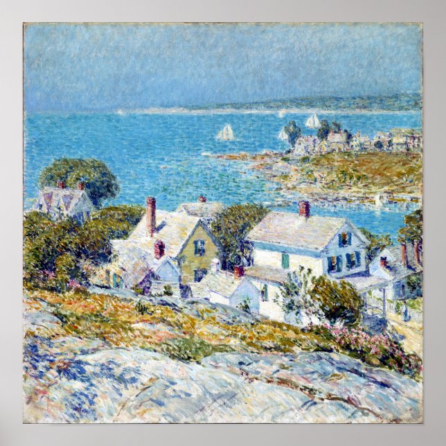 Póster Childe Hassam New England Headlands (Frente)