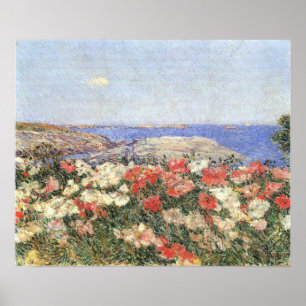 Póster Childe Hassam - Poppies nas Ilhas de Sapatos