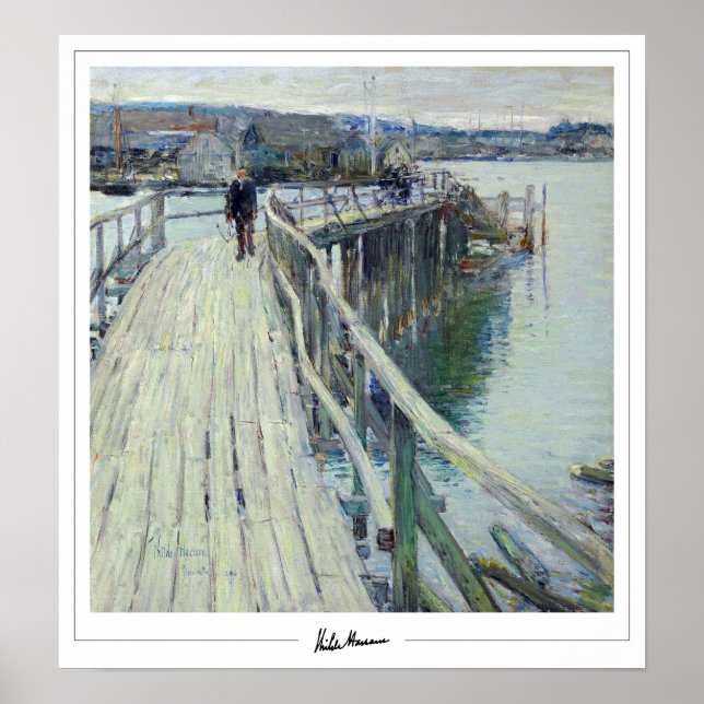 Poster Childe Hassam Zedign Cartaz de Arte #119-2 (Frente)