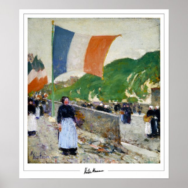 Poster Childe Hassam Zedign Cartaz de Arte #141-2 (Frente)