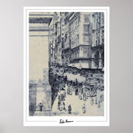 Poster Childe Hassam Zedign Cartaz de Arte #155-2