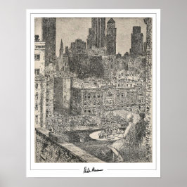 Poster Childe Hassam Zedign Cartaz de Arte #174-2