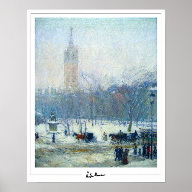 Poster Childe Hassam Zedign Cartaz de Arte #35 (Frente)
