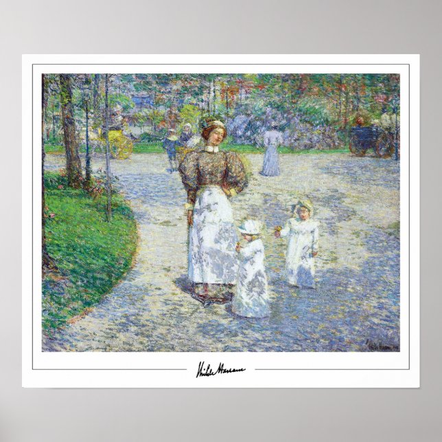 Poster Childe Hassam Zedign Cartaz de Arte #448 (Frente)