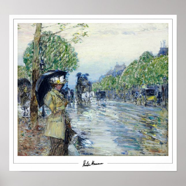 Poster Childe Hassam Zedign Cartaz de Arte #448-2 (Frente)