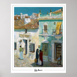 Poster Childe Hassam Zedign Cartaz de Arte #450-2