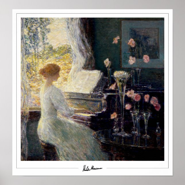 Poster Childe Hassam Zedign Cartaz de Arte #4-2 (Frente)