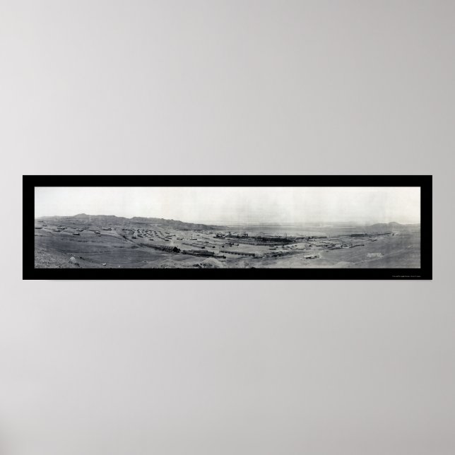 Poster Chile Copper Mining Chuquicanta Foto 1925 (Frente)