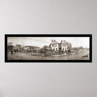 Poster Chillicothe OH Flood Photo 1913