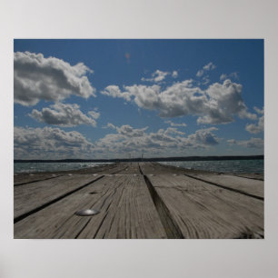 Póster Chillin na doca