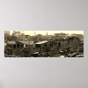 Poster China antiga cidade de Canton