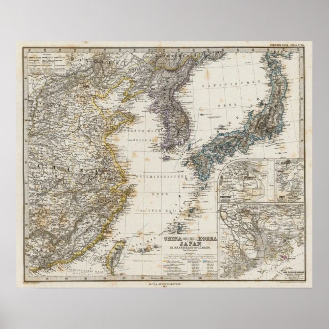 Póster China, Coreia, Japão (Frente)