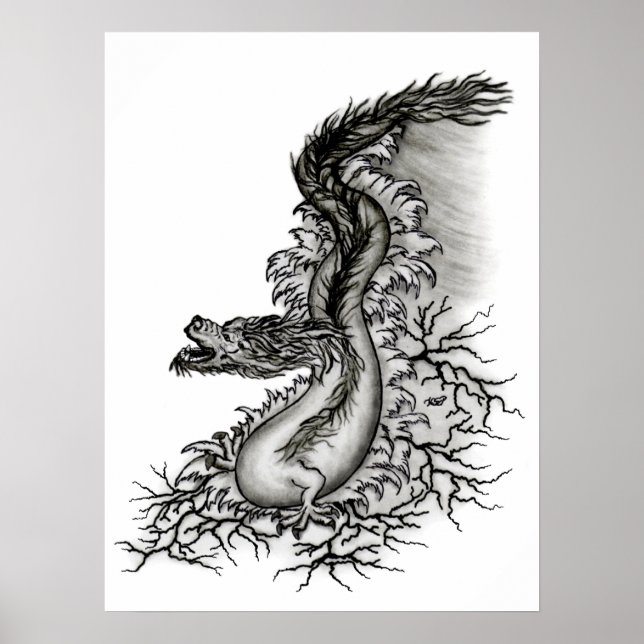 Póster China-Drache (Frente)