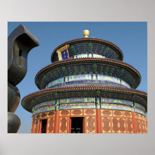Póster China, Pequim, Templo do Céu, China Urn em