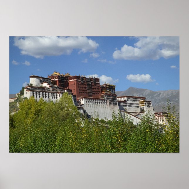 Poster China, Tibete, Lhasa, Palácio de Potala 3 (Frente)