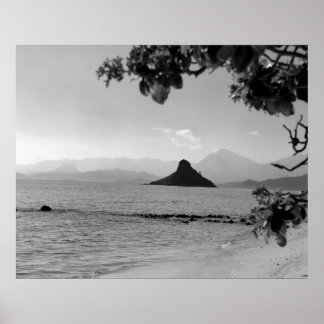 Póster Chinamans Hat _bw