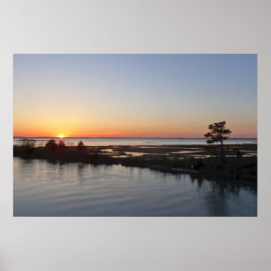 Poster Chincoteague Sunset I Virginia Landscape