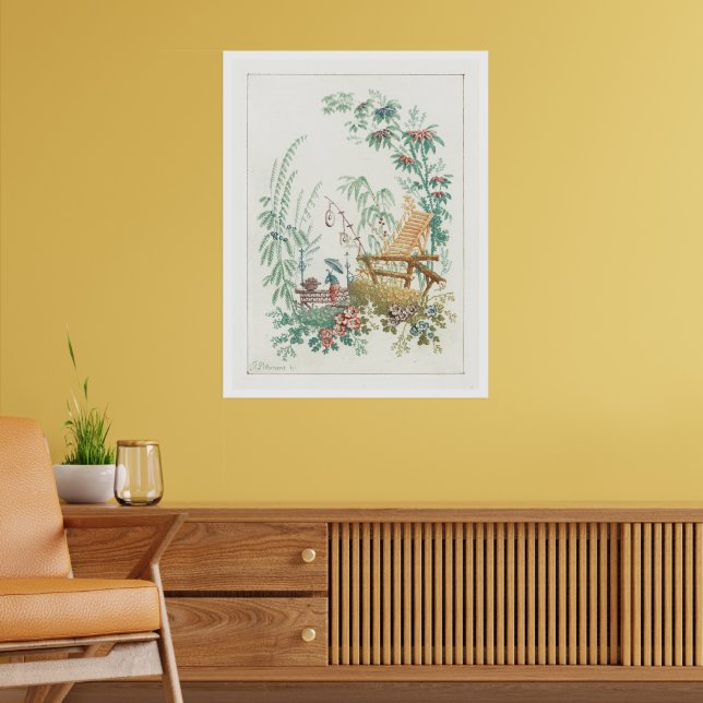 Poster "Chineses árabes" por Jean-Baptiste Pillement (Sala de Estar 2)