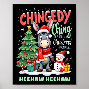 Poster Chingedy Ching The Italiana Christmas Donkey Heeha