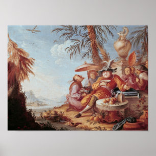Póster Chinoiserie