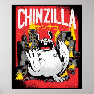 Poster Chinzilla Chinchilla Monster