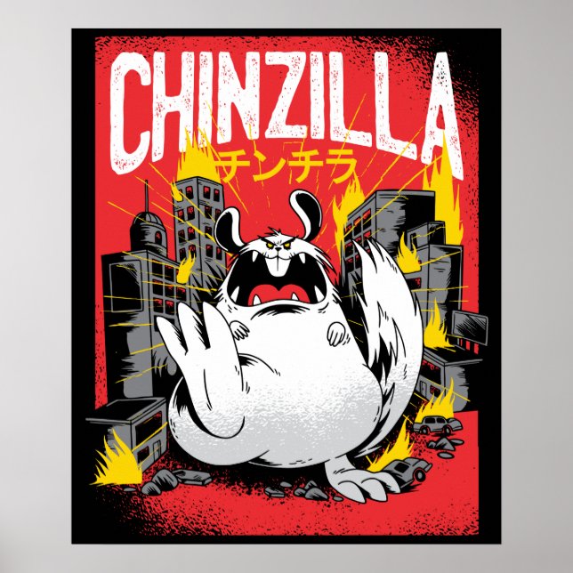 Poster Chinzilla Chinchilla Monster (Frente)