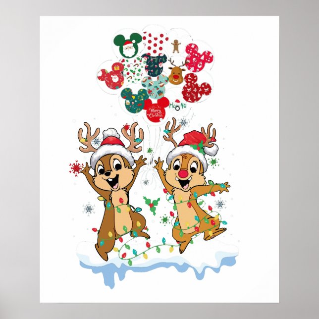 Poster chip e dale natal (Frente)