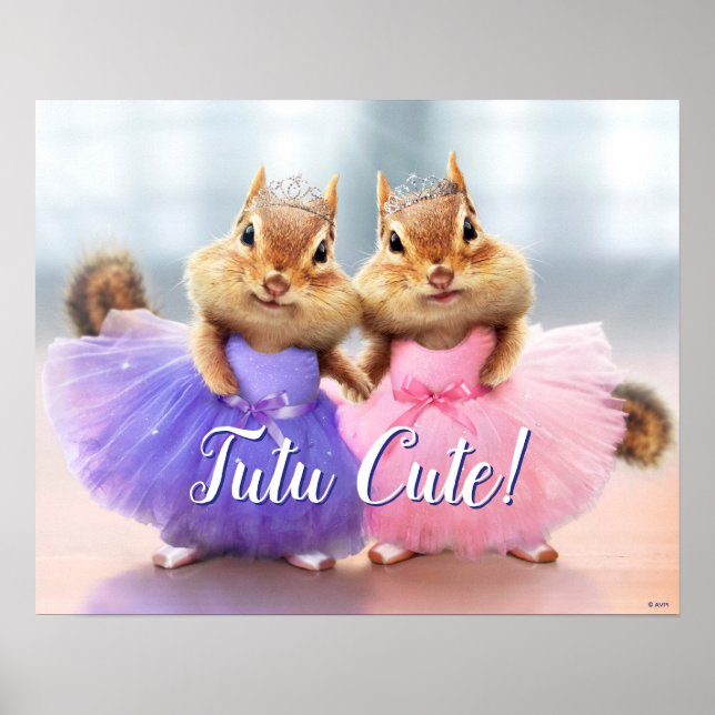 Poster Chipmunk Ballerina Duo (Frente)