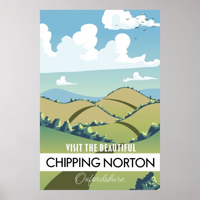 Poster Chipping Norton Oxfordshire (Frente)